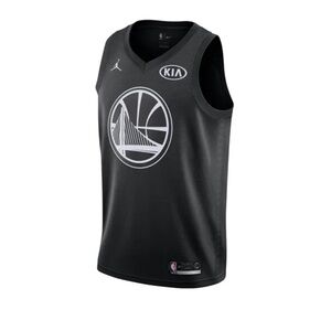 Stephen Curry’s 36 Jordan Swingman Black Golden State Warriors All Star Jersey
